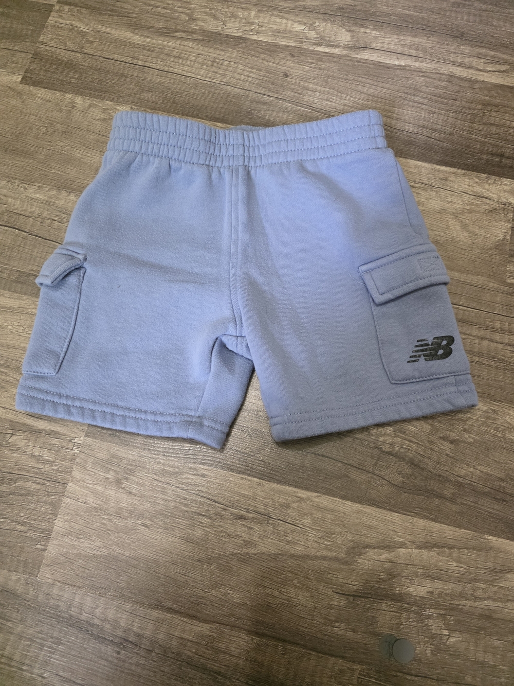 New Balance Light Blue Kids Cargo Shorts